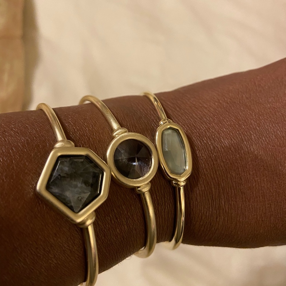 Kendra Scott Natalia Gold Bangle Bracelet